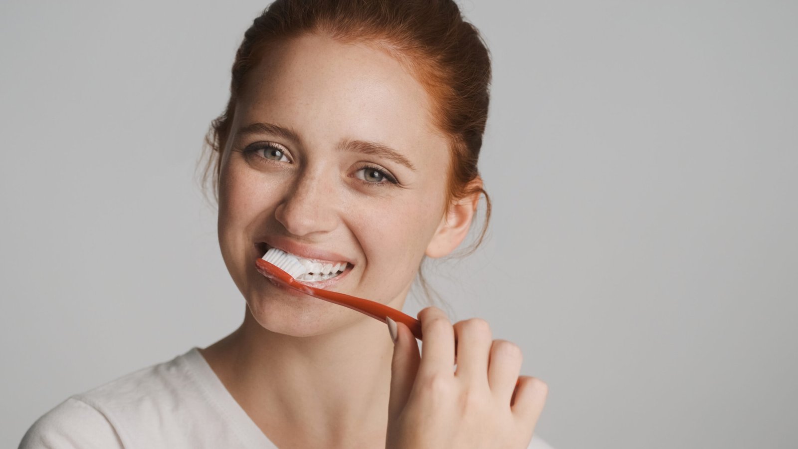 a Woman with the Best Toothbrush in Brentwood