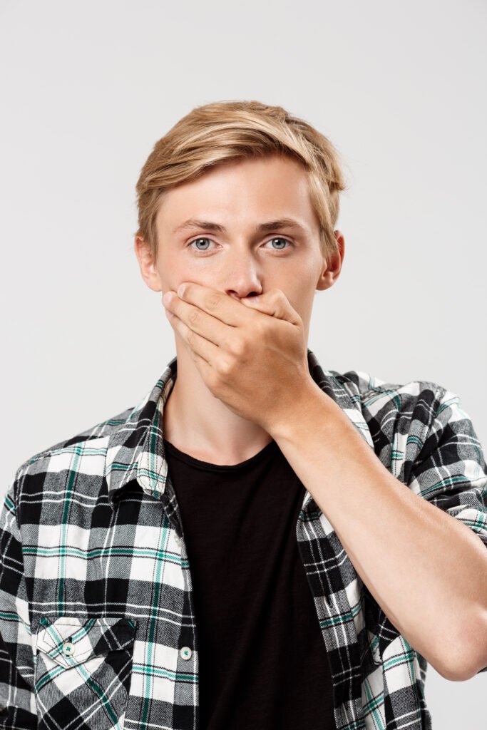 A man with Bad breath in Brentwood